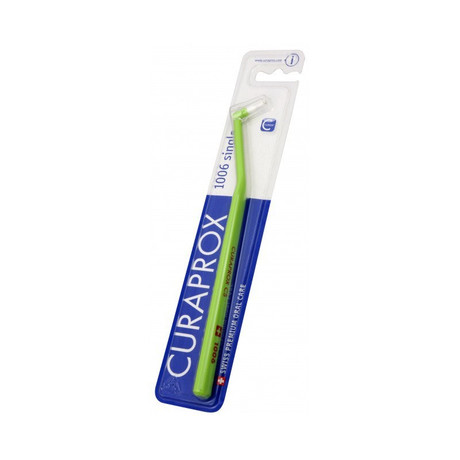 Зубная щетка CURAPROX Single CS1006 монопучковая зеленая