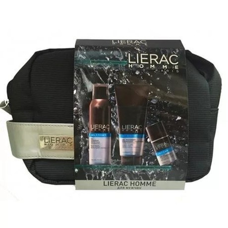 LIERAC Homme набор дорожный для мужчин (гель для душа + гель для бритья + дезодарант)