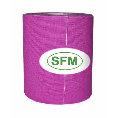 Лейкопластырь бактерицидный KINESIOLOGY TAPE 5см х 500см диспенсер (фиолет.)