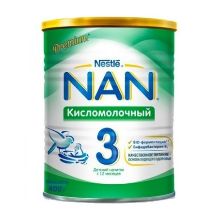 Смесь молочная НАН БИФИ-3 ПРЕМИУМ кисломолочный 400 г