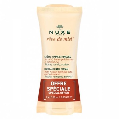 Nuxe (Нюкс) Reve De Miel крем для рук и ногтей 50 мл, 2 шт.