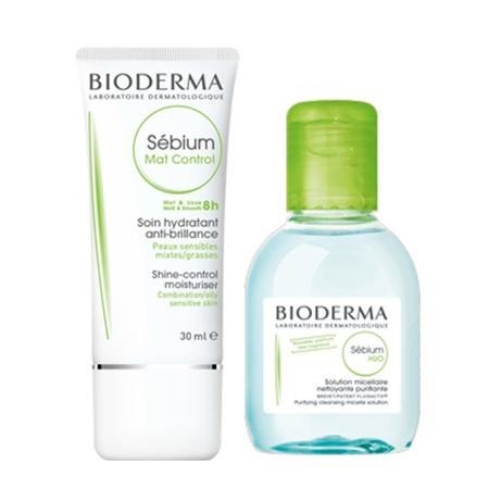 BIODERMA СЕБИУМ МАТ Контроль набор для лица для смешанной и жирной кожи