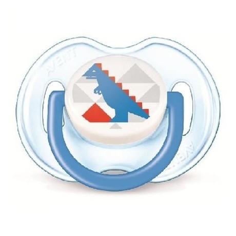 Соска-пустышка AVENT силиконовая для мальчика (0-6 мес.) (арт. 86401)