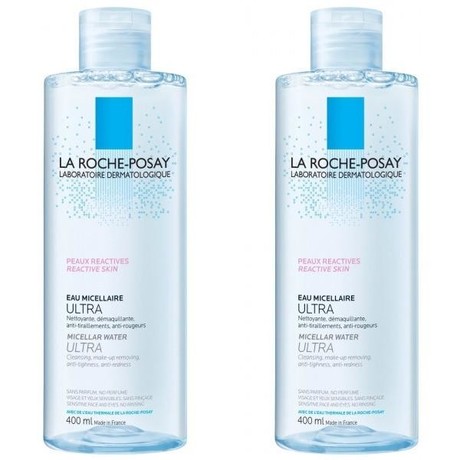 La Roche-Posay EFFACLAR Ultra вода мицеллярная для чувствительной кожи 400 мл, 2 шт.