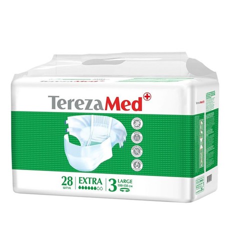 Подгузники для взрослых TEREZA MED Extra Large, 28 шт.