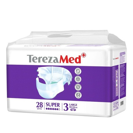 Подгузники для взрослых TEREZA MED Super Large, 28 шт.