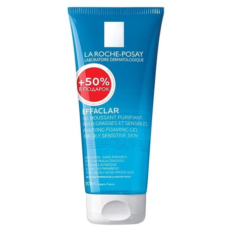 La Roche-Posay EFFACLAR гель очищающий пенящийся 300 мл