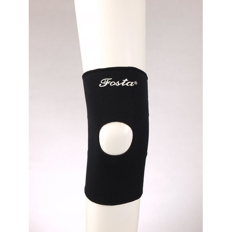 Бандаж на коленный сустав разм. XL (арт. F-1259) с силик. кольцом (окр. колена 43-45см) черн.