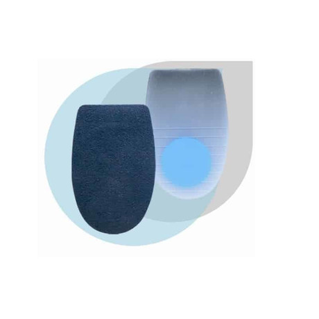 Корректор стопы подпяточник силиконовый с тканевым покрытием разм. M (арт. СТ-49)