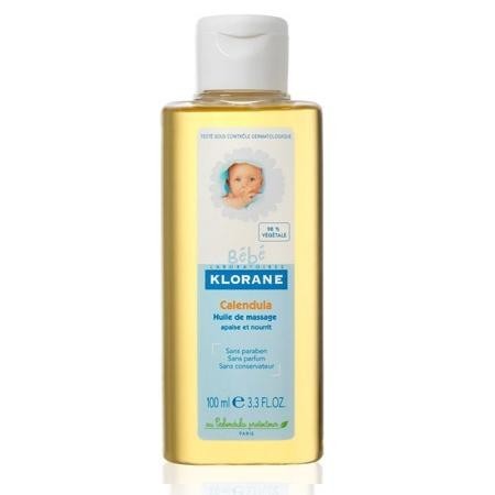 Масло детское KLORANE массажное с календулой, 100 мл