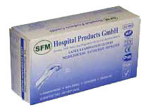 Перчатки смотровые нестерильные разм. L (латекс. опудр. зеленые запахом мяты), 50 пар