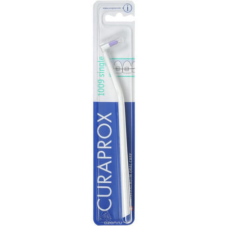Зубная щетка CURAPROX Single CS1009 монопучковая белая