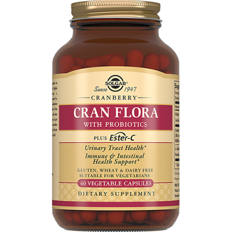 Солгар Кран Флора с клюквой, пробиотиками и Эстер С капсулы, 60 шт.