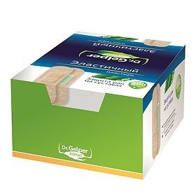 Лейкопластырь DR GELPER ALOEPLAST эластичный, 200 шт.  (бежевый)