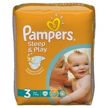 Подгузники PAMPERS Sleep & Play Midi (5-9кг), 16 шт.