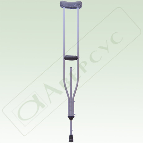 Костыли опорные металлические для взрослых с УПС 2шт. (пара)(арт. 16(753)M) мягкие ручки