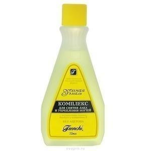 Жидкость для снятия лака УМНАЯ ЭМАЛЬ (комплекс с эктрактом бамбука, протеина, вит. Е) лимон 50 мл