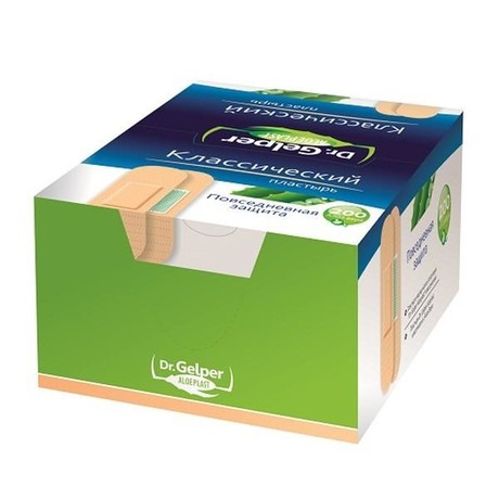 Лейкопластырь DR GELPER ALOEPLAST классический, 200 шт.