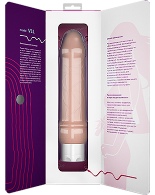 Массажер VIVAVIBE классика стимулирующий инд. модель  - V1M