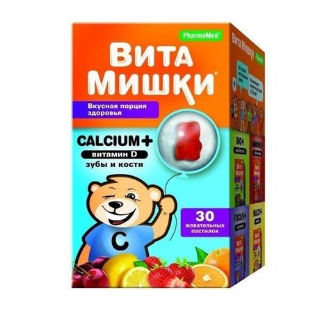 Витамишки Calcium+ пастилки жевательные, 30 шт.