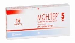Монлер таблетки жевательные 5 мг, 14 шт.