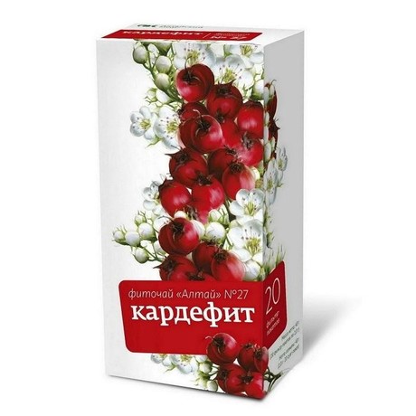 Чайный напиток АЛТАЙ №27 "Кардефит" фильтр-пакеты 2г, 20 шт.