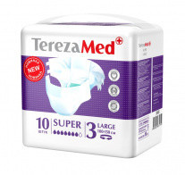 Подгузники для взрослых TEREZA MED Super Large 10 шт.
