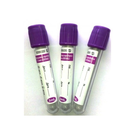 Пробирка RusTech EDTA K3 3мл №100 (арт. GD030EK)