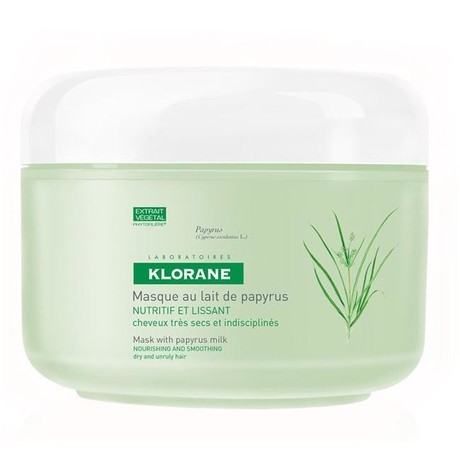 Маска косметическая KLORANE питательно-восстанавливающая разглаживающая с папирусом для волос 150 мл 