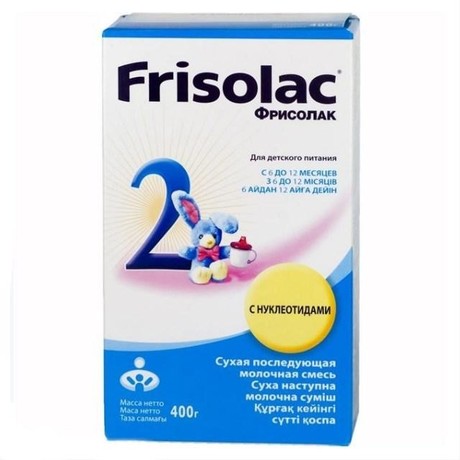 Смесь молочная ФРИСОЛАК 2 ГА гипоаллергенный (6-12мес.) 400 г