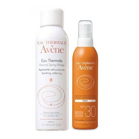 Набор косметический AVENE (спрей солнцезащитный SPF-30 200 мл + Термальная вода 150 мл)