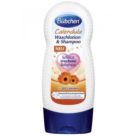 Крем-гель для душа БУБХЕН Календула для мытья волос и тела (с рожден.) 230 мл