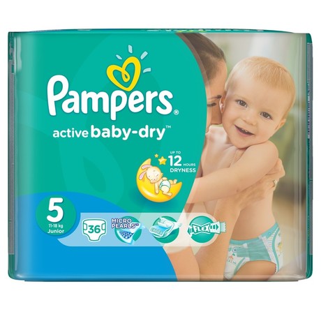 Подгузники Pampers baby dry (11-18кг), 36 шт.