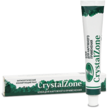 Клей CRYSTALZONE для наружного применения антисептический 25г