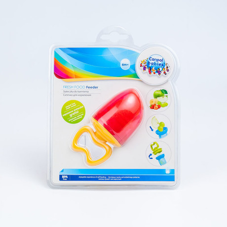 Ситечко CANPOL BABIES для кормления (арт. 250930165) красн.