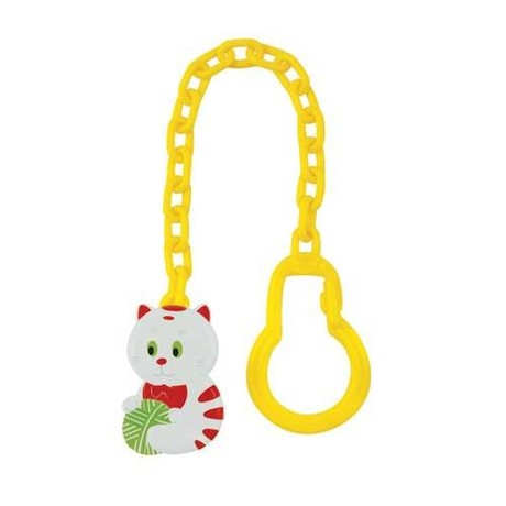 Клипса для пустышек LUBBY "Котенок" (арт. 15814)