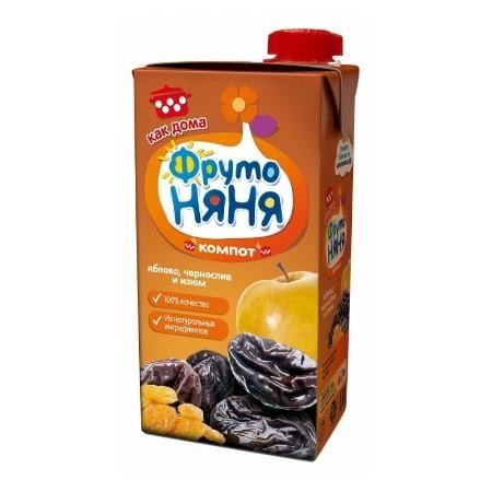 Компот ФРУТОНЯНЯ яблоко/изюм/чернослив 200 мл