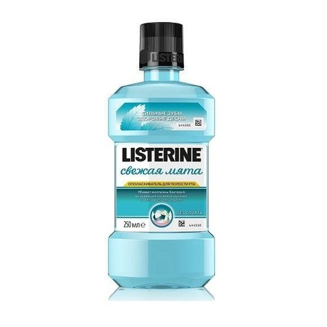 Ополаскиватель полости рта LISTERINE Сильные зубы "Здоровые десны" 250мл (свежая мята) 