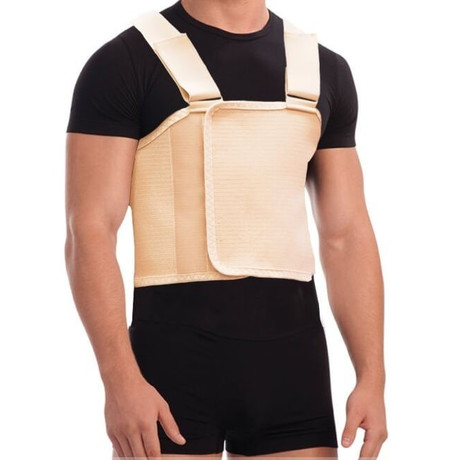 Бандаж Т-1339 послеоперационный на грудную клетку для мужчин разм. №3 (об. груди 90-100см) (беж.)