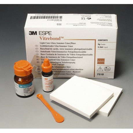 Материал пломбировочный VITREBOND 9г + 5,5мл + 2 блокнота и ложечка