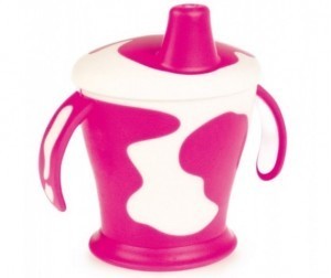 Поильник CANPOL BABIES Коровка 250 мл (арт. 31/404) роз.