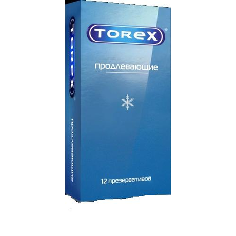 Презерватив TOREX продлевающие с бензокаином, 12 шт.