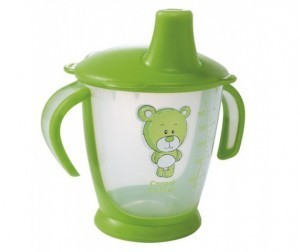 Поильник CANPOL BABIES непроливающий "Медвежонок"  180 мл (арт. 250930130) зел.