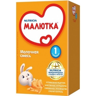 Смесь молочная МАЛЮТКА 1 (с рожден.) 600 г