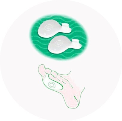 Корректор стопы подушечка плюсневая  силиконовая разм. L/XL (арт. СТ-33)