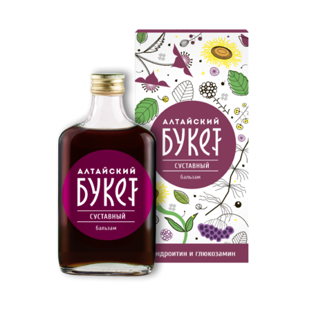 Алтайский букет, безалкогольный бальзам  250мл (суставный)