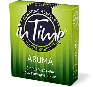 Презерватив IN TIME, 3 шт.  Aroma (ароматизированные)