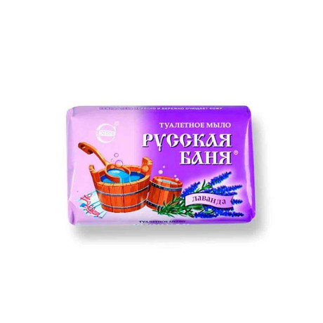 Мыло РУССКАЯ БАНЯ лаванда 100 г