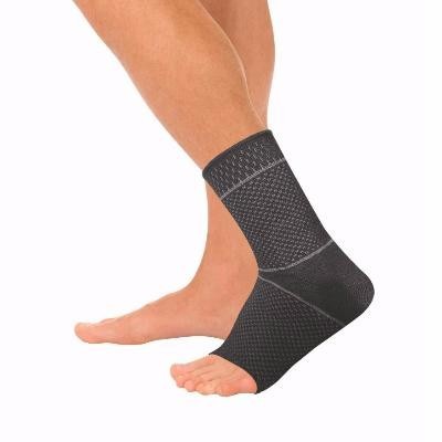 Бандаж Т-8610 на голеностопный сустав с силиконовыми вставками разм. XL (черн.)