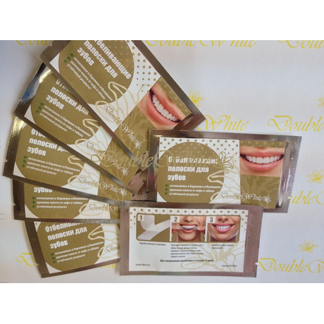 Полоски Double White отбеливающий (20 шт. /10 упаковок)